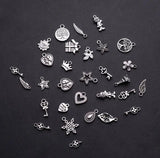 Alloy Plating Ancient Silver Small Pendant Mixed 150g