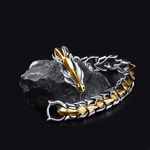 Retro Dragon Head Bracelet European American Punk Keel Bracelet