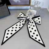 Retro Headband Women Bow Knot Hair Rope Girls Hair Accessories
