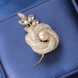 Retro Women Brooches Flower Cherry Christmas Tree Wreath Brooch Pin Scarf Buckle