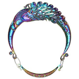 Ethnic Carved Peacock Necklace Indian Maxi Jewelry Women Exaggerated