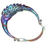 Ethnic Carved Peacock Necklace Indian Maxi Jewelry Women Exaggerated