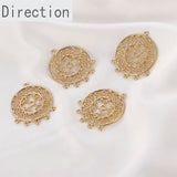 Retro Ethnic Pattern DIY Earrings Necklace Hairpin Accessories Materials