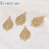 Retro Ethnic Pattern DIY Earrings Necklace Hairpin Accessories Materials