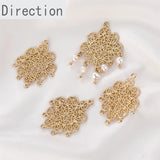 Retro Ethnic Pattern DIY Earrings Necklace Hairpin Accessories Materials