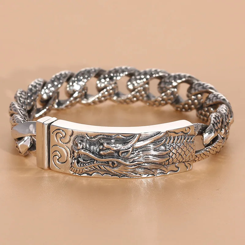 Ethnic Style Long Faucet Chinese Bracelet Men's Jewelry