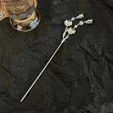 Hyacinth Tassel Hanfu Hairpin - Classical Chinese Ancient Floral Ball Hairstick