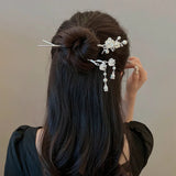 Hyacinth Tassel Hanfu Hairpin - Classical Chinese Ancient Floral Ball Hairstick