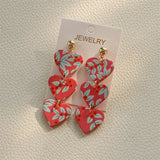 Geometric Colorful Acrylic Drop Earrings for Women