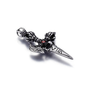 Retro Jewelry Titanium Cross Vajra Pendant Men's Pendant