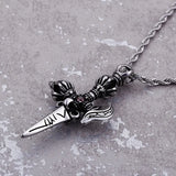 Retro Jewelry Titanium Cross Vajra Pendant Men's Pendant