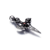 Retro Jewelry Titanium Cross Vajra Pendant Men's Pendant