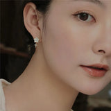 S925 Silver Mother of Pearl Shell Star Stud Earring