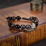 Retro Stone Beads Wrap Bracelet Yoga Tibetan Buddha Chakra Y1016