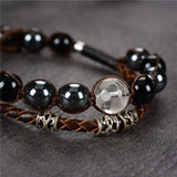Retro Stone Beads Wrap Bracelet Yoga Tibetan Buddha Chakra Y1016