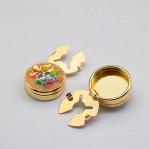 Floral Pattern Men's Cufflinks - Wedding Party Shirt Jewelry