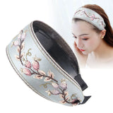 French Embroidered Flower Headband for Women