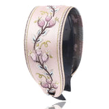 French Embroidered Flower Headband for Women