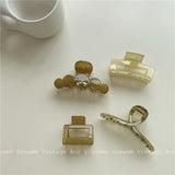 Geometric Green Catch Clip for Girls