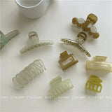 Geometric Green Catch Clip for Girls