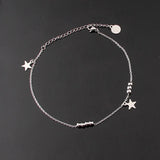 Retro Chain pearl Ankle Bracelet star tassel anklet Set For Women Accessories