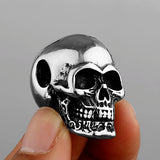 Gothic Skull Titanium Pendant Necklace Men's Jewelry