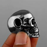 Gothic Skull Titanium Pendant Necklace Men's Jewelry