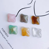 Retro Gradient Smudge Irregular Resin Diamond Stud Earrings DIY