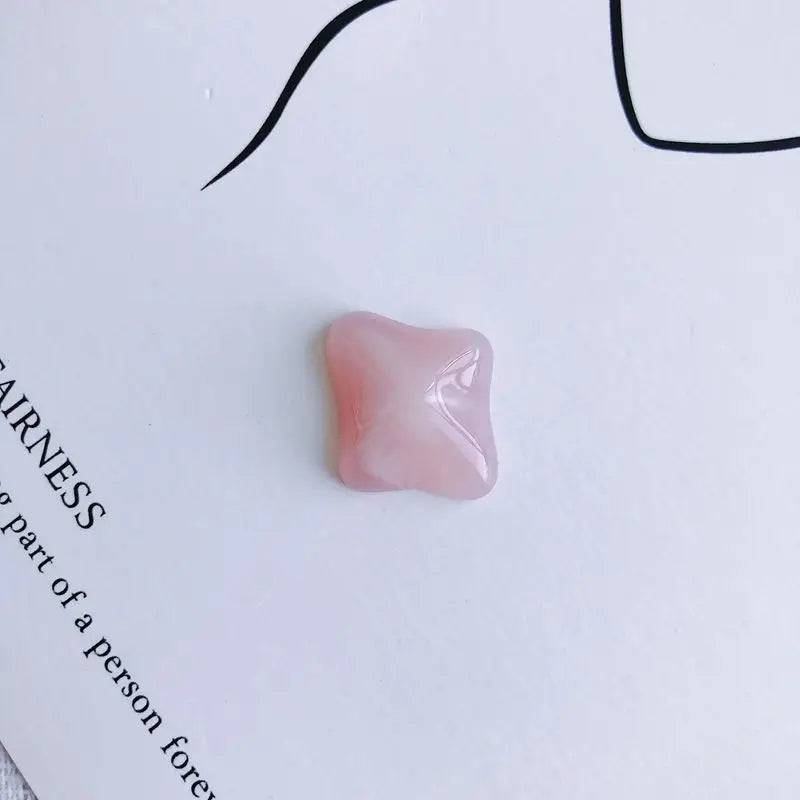 Gradient Smudge Resin Stud Earrings DIY Accessories