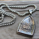 Retro Guanyin Bodhisattva Pendant Men's Necklace