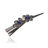 Retro Rhinestone Crystal Flower Hairgrips Hair Clips Women Hair Accessories