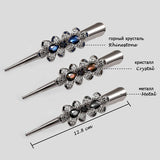 Retro Rhinestone Crystal Flower Hairgrips Hair Clips Women Hair Accessories
