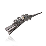 Retro Rhinestone Crystal Flower Hairgrips Hair Clips Women Hair Accessories