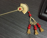 Retro Pearl Flower Hairpin Hair Pin Hanfu Cheongsam Xiuhe Clothing