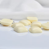 Retro Half Pill Resin Square Solid Patch Ear Nail Ring