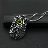 Retro Halloween Evil Eye Men Pendant Necklace