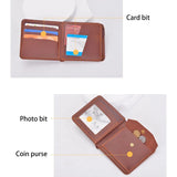 Retro Wallet Men Leather Coin Purse Card Holder Money Bag