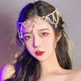 Retro Crystal Hairband Head Chain Bridal Jewelry