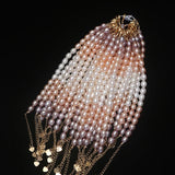 Purple Pearls Freshwater Pearl Bracelet Women