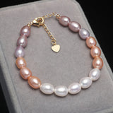 Purple Pearls Freshwater Pearl Bracelet Women