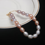 Purple Pearls Freshwater Pearl Bracelet Women