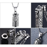 Retro Hexagon Wish Box Prayer Box Necklace Secret Stash Urn Jewelry