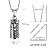 Retro Hexagon Wish Box Prayer Box Necklace Secret Stash Urn Jewelry