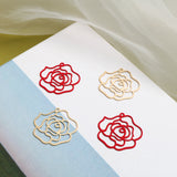 Hong Kong Style Red Rose Flower Pendant DIY Accessories