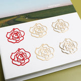 Hong Kong Style Red Rose Flower Pendant DIY Accessories