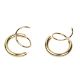925 Sterling Silver Earrings Female Hip Hop Korea Temperament