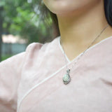 Retro Jade Pendant Aromatherapy Locket Necklace
