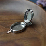 Retro Jade Pendant Aromatherapy Locket Necklace