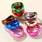 Vintage Resin Charm Bangle for Women Exaggerated Indian Jewelry