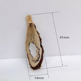 Retro Resin Eardrop Charms Necklace Accessory DIY Material